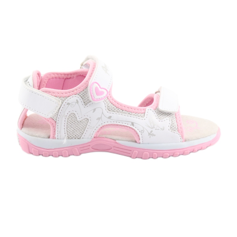 American Club girls' sports sandals white grey pink American Club girls' sports sandals white grey pink
