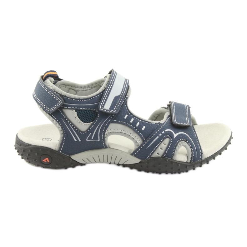 American Club RL18 navy boys' sandals grey navy blue American Club RL18 navy boys' sandals grey navy blue