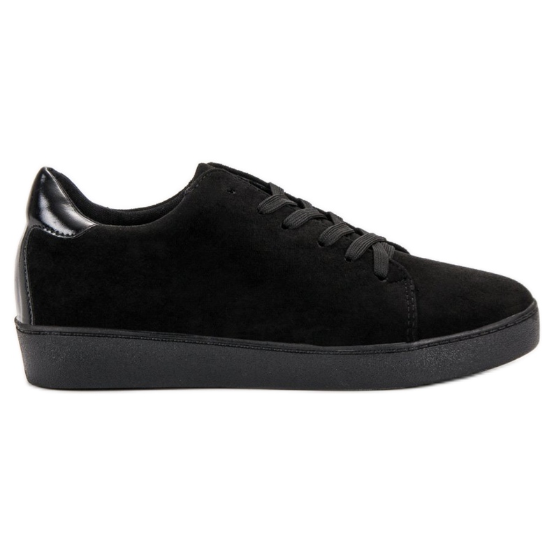Lucky Shoes Suede Sports Shoes black