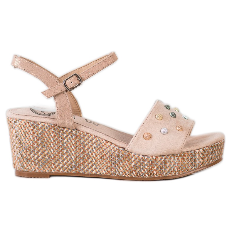 Aclys Casual Wedge Sandals brown