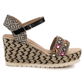 Aclys Sandals On The Etno Wedge multicolored