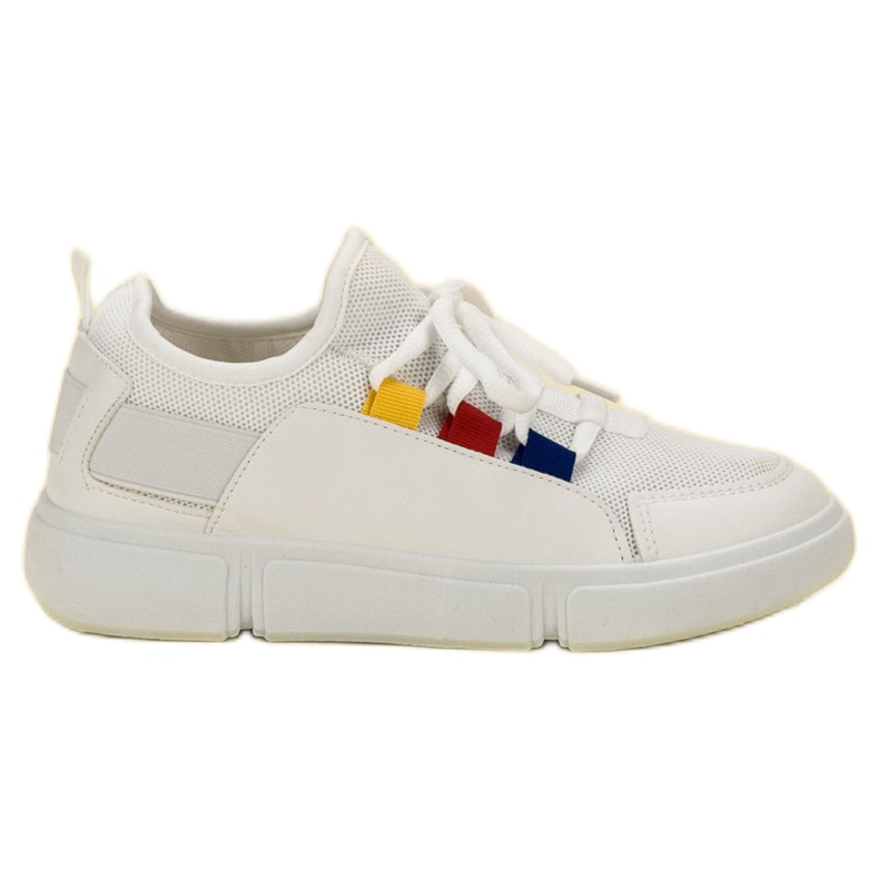 Renda Slip-on Sports Shoes white