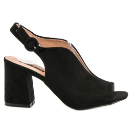 Milaya Built Sandals black Milaya Built Sandals black