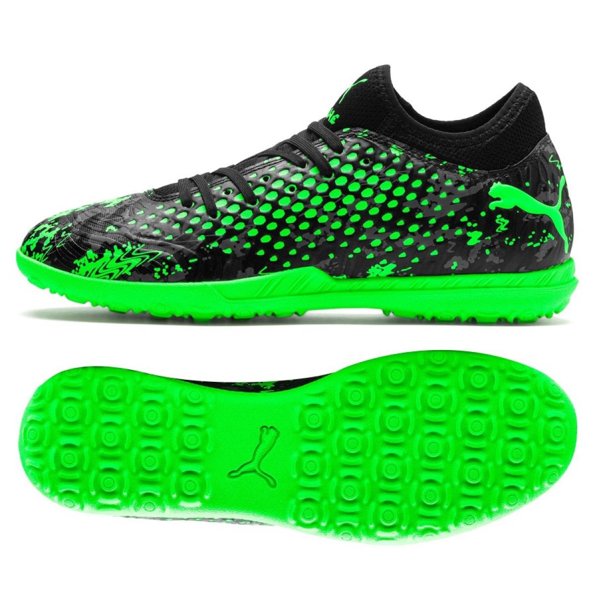 Football boots Puma Future 19.4 Tt M 105548 03 multicolored green