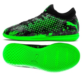 Indoor shoes Puma Future 19.4 It Jr 105559 03 multicolored green Indoor shoes Puma Future 19.4 It Jr 105559 03 multicolored green