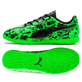 Indoor shoes Puma One 19.4 It Jr 105504 04 multicolored green Indoor shoes Puma One 19.4 It Jr 105504 04 multicolored green