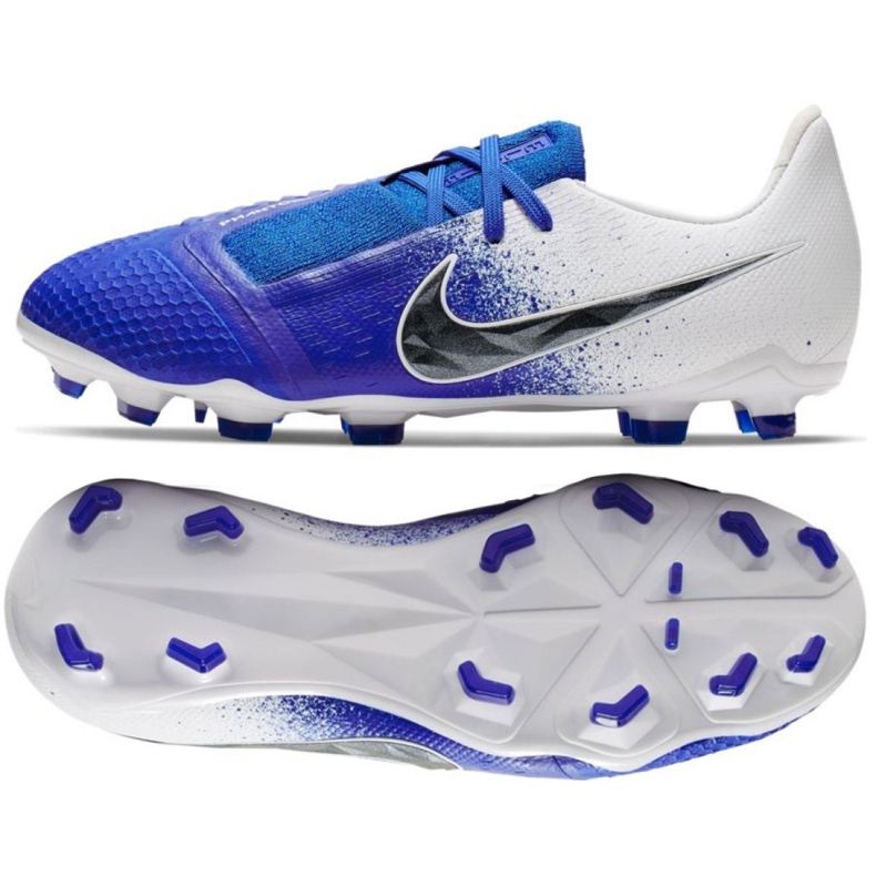 Nike Phantom Venom Elite Fg Jr AO0401-104 soccer shoes multicolored blue