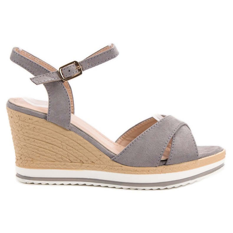Anesia Paris Fashionable Gray Sandals grey