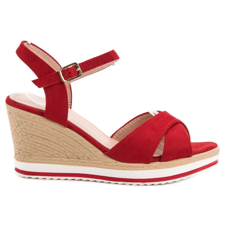 Anesia Paris Fashionable red sandals