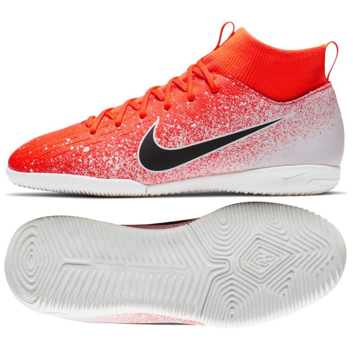 nike mercurial orange indoor