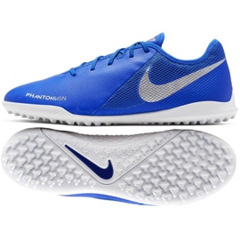 Football shoes Nike Phantom Vsn Academy Tf M AO3223-410 blue multicolored
