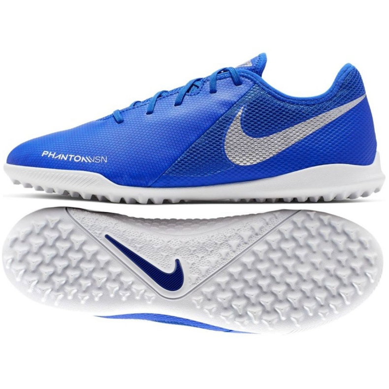 Nike Phantom Vsn Academy Tf M AO3223-410 football shoes multicolored blue