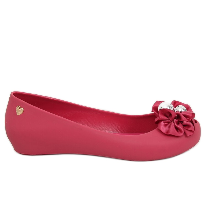 Meliski ballerinas with a fuchsia bow CK-86P Fuchsia pink