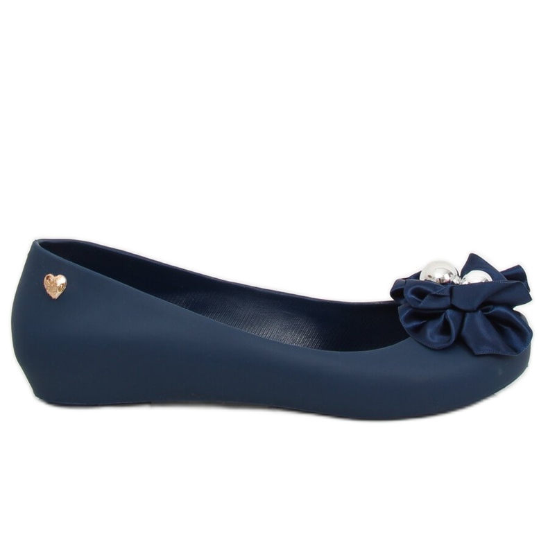 Meliski ballerinas with a bow blue CK-86P Blue