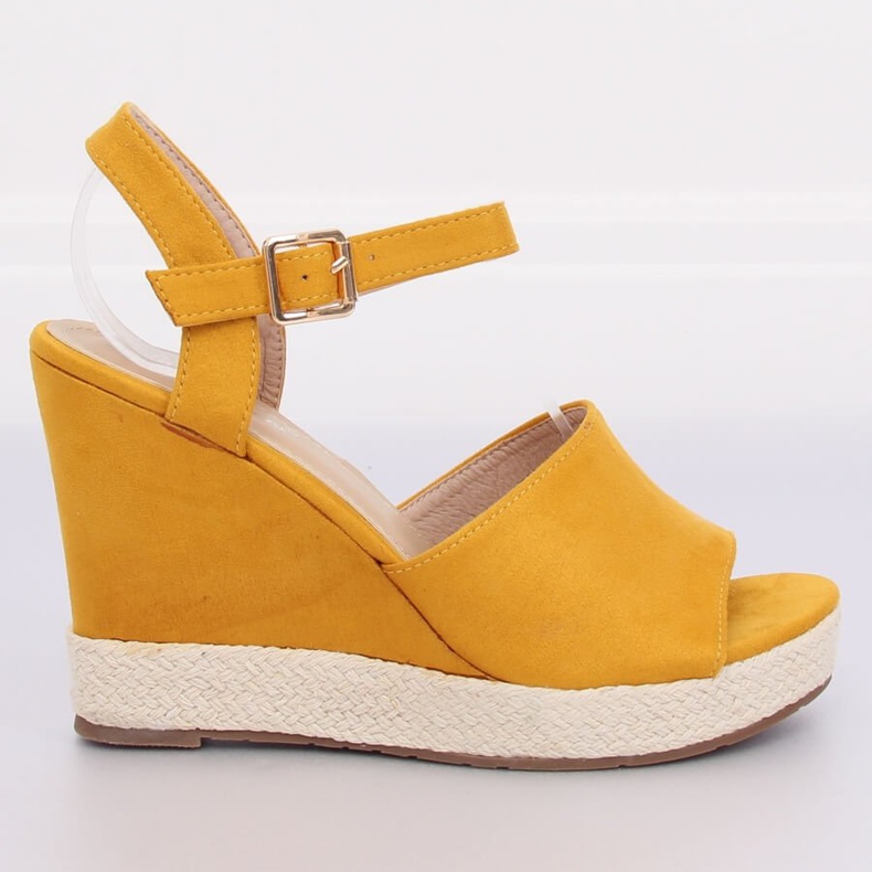 Sandals wedge heels FD-5M14 Yellow II-GAT