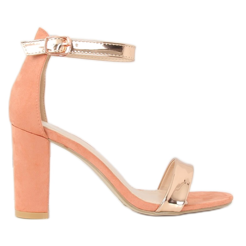 Pink GF-WL-35 Pink sandals on the post Pink GF-WL-35 Pink sandals on the post