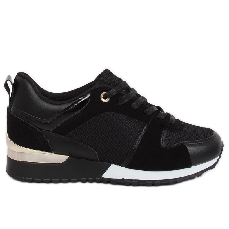 Black sports shoes B-01 Black Black sports shoes B-01 Black