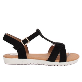 Black women's sandals X567 Black
