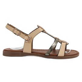 Small Swan Comfortable women's sandals beige