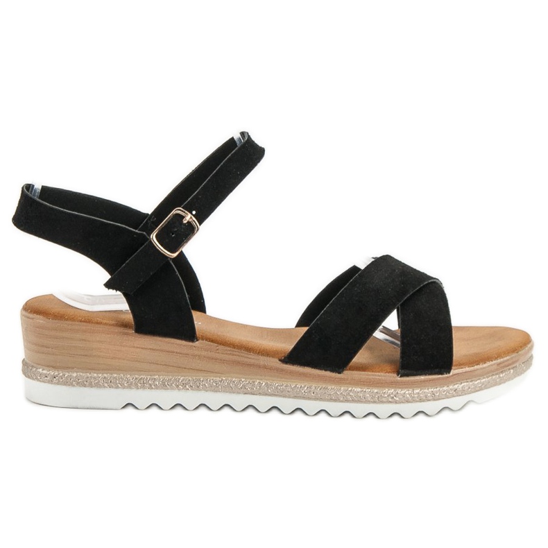 Bello Star Suede sandals black