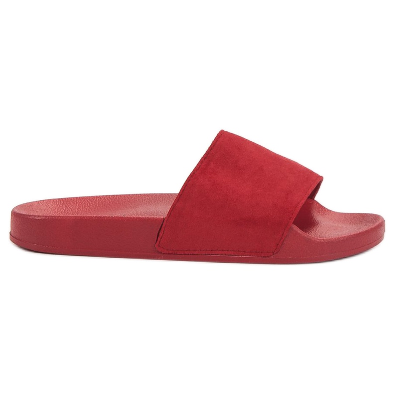 SHELOVET Suede Sports Slippers red SHELOVET Suede Sports Slippers red