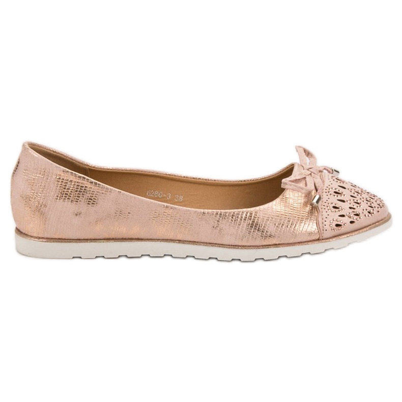 SHELOVET Casual Ballerinas yellow pink SHELOVET Casual Ballerinas yellow pink