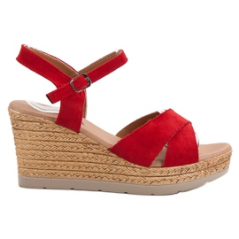 SHELOVET Red Sandals