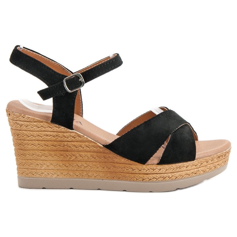 SHELOVET Black Sandals