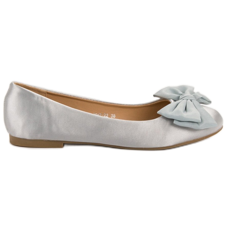 BELLAMILA Satin ballerinas grey BELLAMILA Satin ballerinas grey