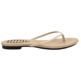 SHELOVET Classic flip-flops brown