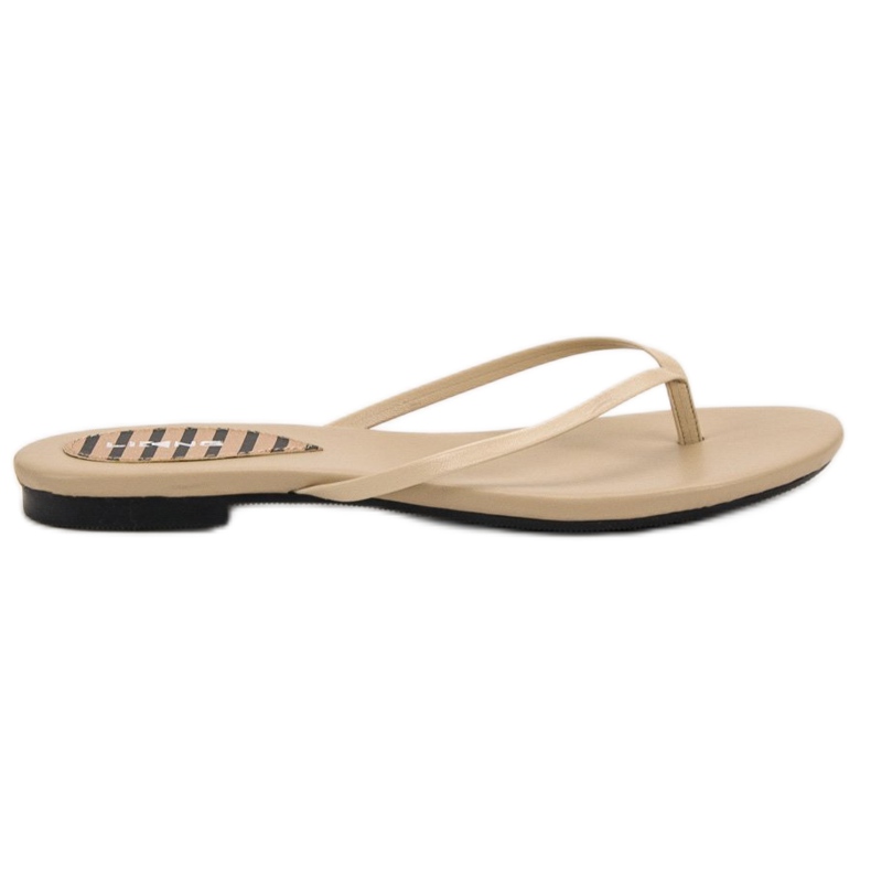 SHELOVET Classic flip-flops brown