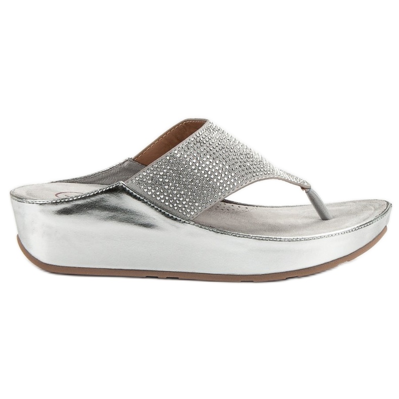 Kylie Wedge Sandals grey