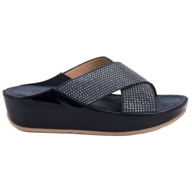 Kylie Wedge Sandals navy blue Kylie Wedge Sandals navy blue