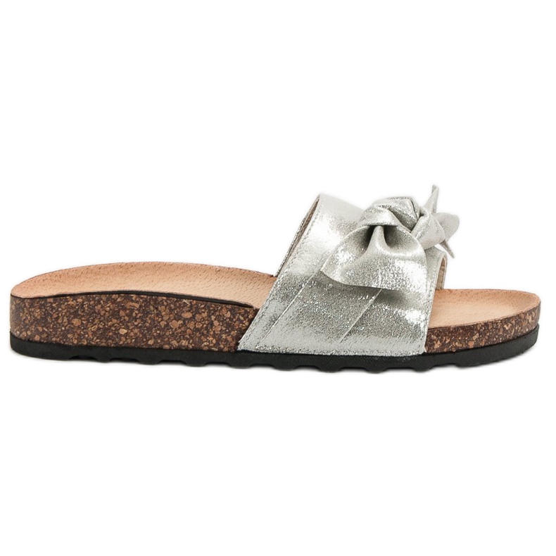 Queen Vivi Casual Slippers With Glitter grey