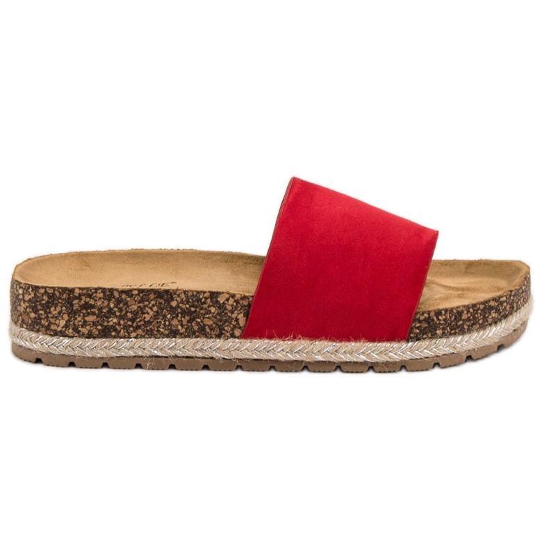 Bestelle Classic Suede Slippers red