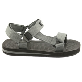 Textile sandals Big Star 274A285 gray grey