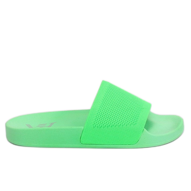 Green knitted belt slippers PT-110 Green Green knitted belt slippers PT-110 Green