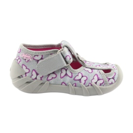 Befado children's shoes 190P087 purple grey