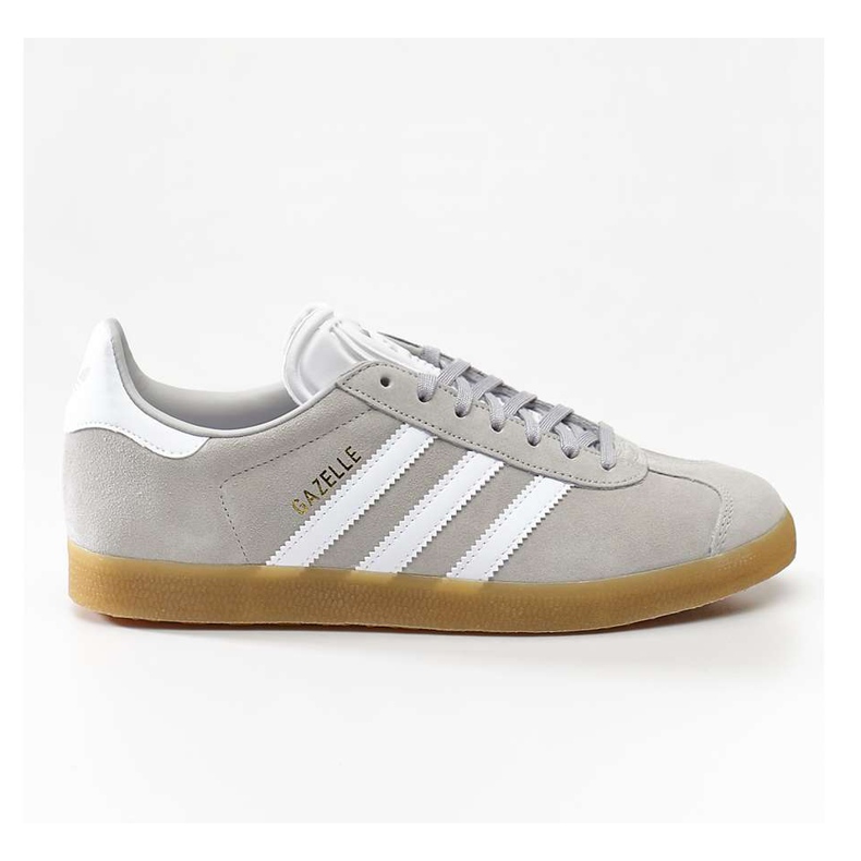 Adidas Gazelle 873 Gray Two Cloud White Gum grey