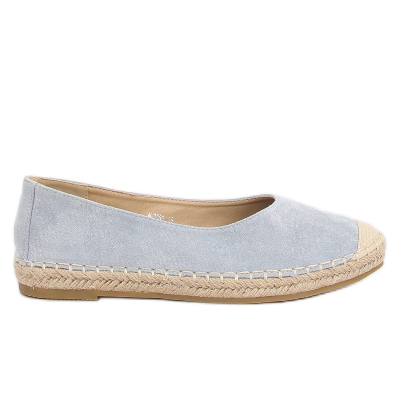 Blue ballerina espadrilles N-2980 L.BLUE