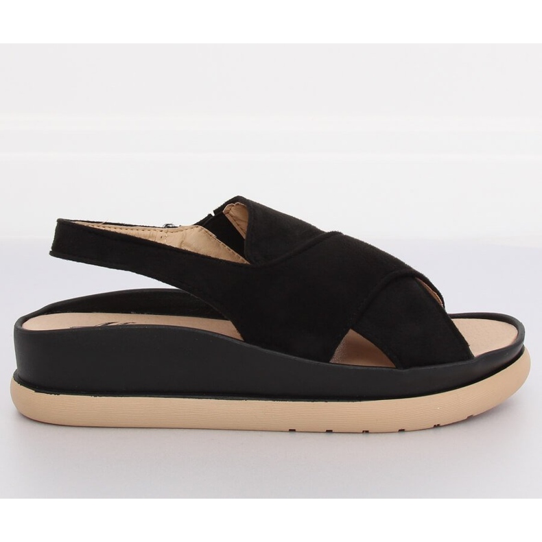 Women's black sandals G-202 Black II-GAT