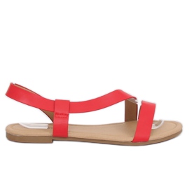 Red women's sandals 938 Red