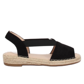 Black women's espadrilles SA-2893 Black