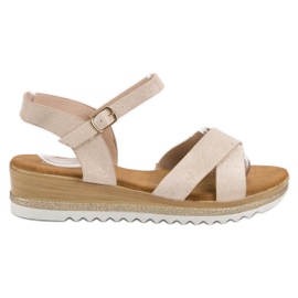 Bello Star Suede sandals brown