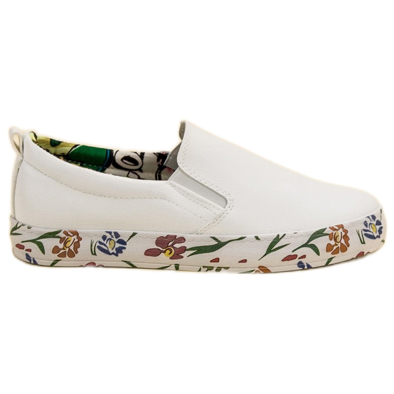 Groto Gogo Fashionable Slipons white Groto Gogo Fashionable Slipons white