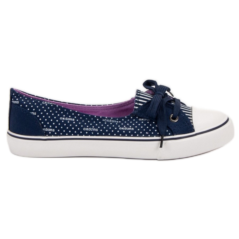 J. Star Navy Blue Low Sneakers