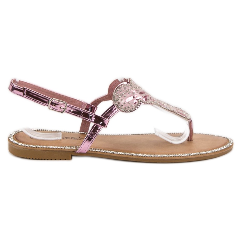 Queentina Comfortable Pink Sandals