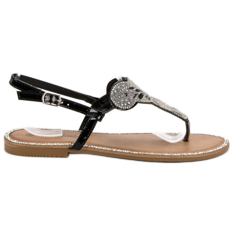 Queentina Comfortable Black Sandals Queentina Comfortable Black Sandals
