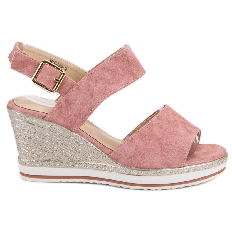 SHELOVET Light Pink Sandals