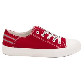 SHELOVET Low Sneakers red